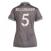 Camiseta Real Madrid Jude Bellingham #5 Tercera Equipación para mujer 2024-25 manga corta